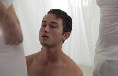 Hung Hairy Boys have a Bareback Threesome